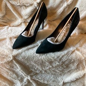 Sam Edelman Green Suede Pumps